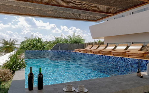 Condominio Con Vista A La Laguna, Club De Playa, Cancha De P