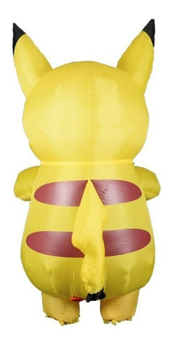 Imagen 3 de 3 de Disfraz Halloween Pikachu Inflable Pokemon