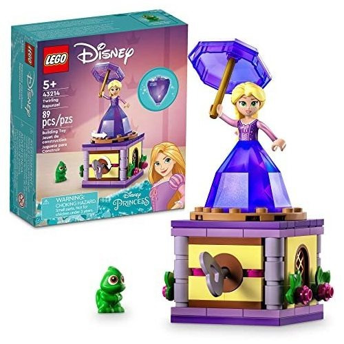 Lego Princesa Disney Rapunzel Giratória Na Caixinha 43214 Quantidade de peças 89