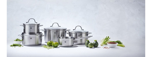 Zwilling Flow - Juego De Utensilios De Cocina De 5 Piezas, . Color Multicolor (silber)