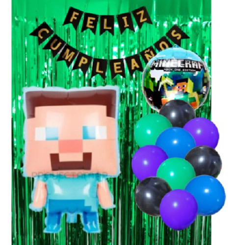 Decoración De Minecraft Para Cumpleaños