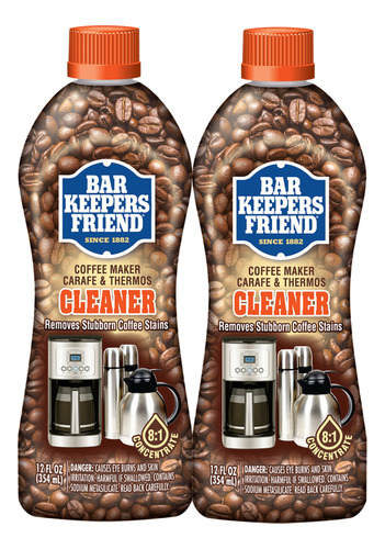 Bar Keepers Friend Limpiador Para Cafeteras - 12oz