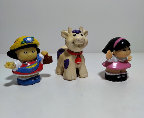 Muñecos Little People X 2 + Yapa (fisher Price) (Usado)