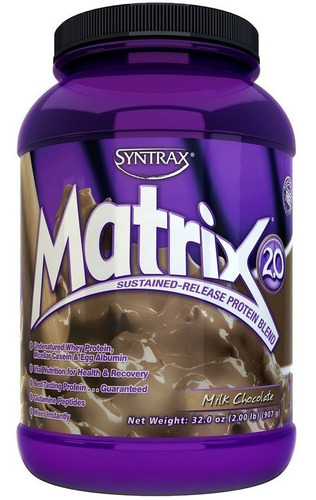 Matrix 2.0 907g Whey Protein Blend - Syntrax Sabor Chocolate