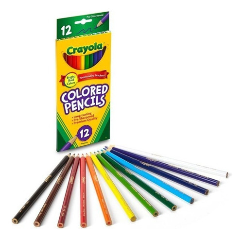 Crayones Crayola 12 Piezas X 12 U