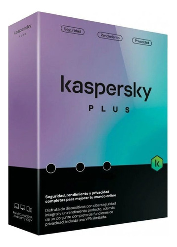 Kaspersky Plus / 1 Dispositivo / 1 Año