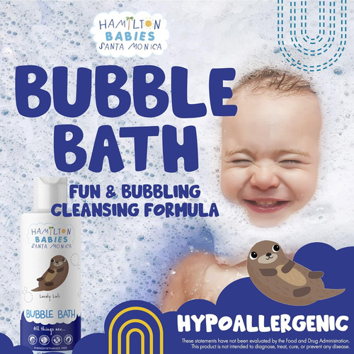 Lovely Luli Bubble Bath - Baño Para Bebé, 10 Oz Líquidas, In