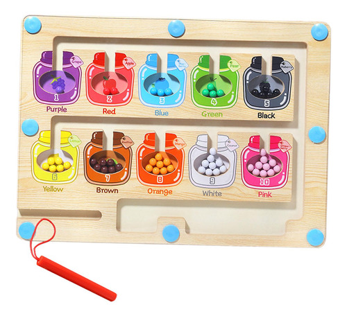 Juego De Conteo , Laberinto De Colores Y Números,