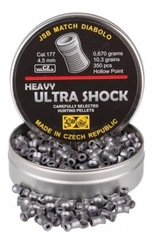 Balines Cometa Ultra Shock Heavy 4,5 0,67g 10,3 Gr X35 4763