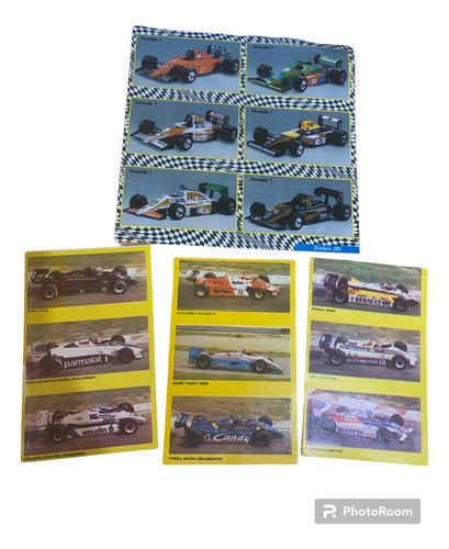 Calcos Retro Formula 1 Tyrrell Williams Lotus Renault Lote