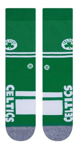 Imagem 2 de 3 de Meia Cano Alto Stance Modelo Celtics Boston Nba