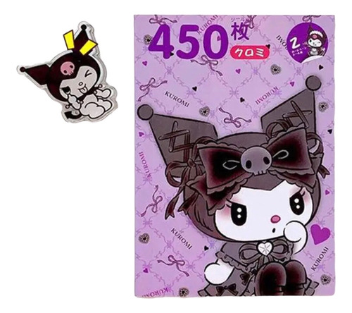 Libro Importado 450 Stickers Kuromi By Hello Kitty