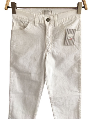 Imagen 2 de 4 de Pantalon Blanco Gabardina Van Dike Girls
