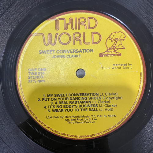 Lp Reggae- Johnie Clarke ( Sweet Co Nversation, Importado ) (Usado)