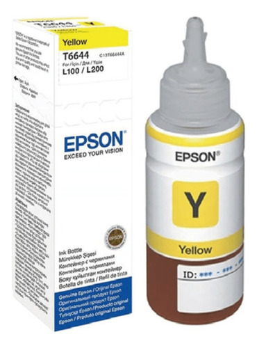 Epson T664420 Botella Tinta Amaril L200/210/220/355/555/1300