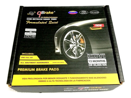 Pastillas De Freno 7945 Traseras Nissan Titan 2010 2011 2012