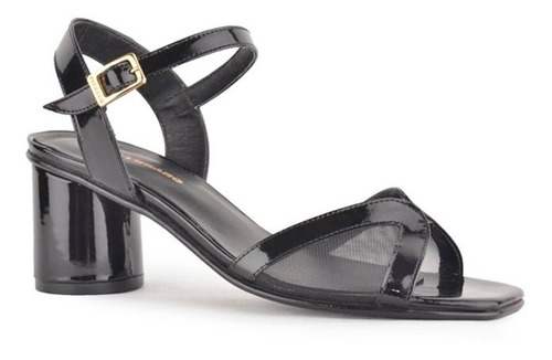 Imagen 2 de 6 de Sandalias Zapatos Zuecos De Mujer Amelia Negros - Ferraro -