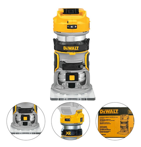 Tupia Compacto 20v Max Li-on Sem Bateria - Dcw600b Dewalt