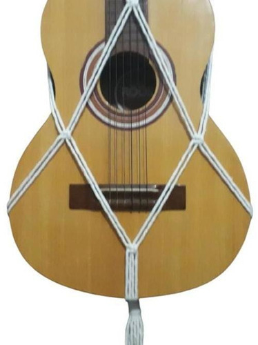 Suporte Violão Macramê Cru