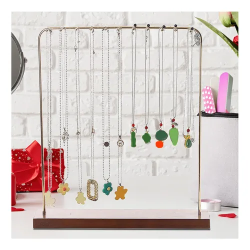 Porta Joyas Con 22 Perchas Durable Para Collar Gemelos