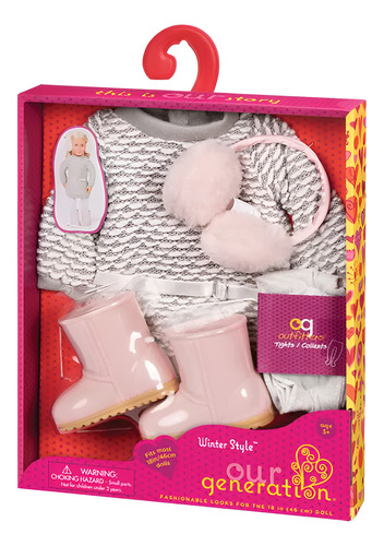 Our Generation Conjunto Sweater Para Vestir Rosa Deluxe