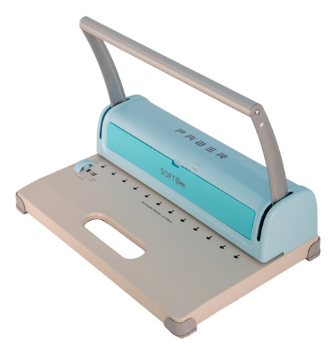 Encadernadora Cogumelo Soft Disc A4 12 Furos Paber Verde