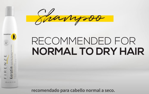 Shampoo Keratin Firenze 10.1 Oz