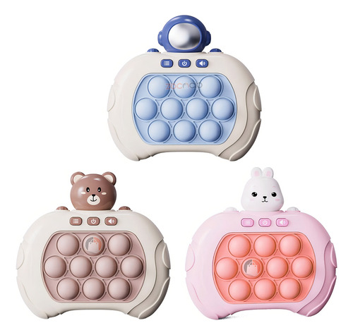 Pop It Electrónico Puzzle Sensorial De Burbujas Antiestres Color Oso