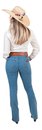 Calça Jeans Claro Rodeios Modeladora Cowgirl 2023 Resis