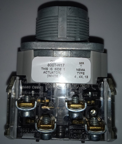 Allen Bradley, Modelo: 800t-h17a (Usado)