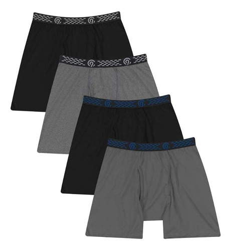 Champion ® c9 4 Boxers De Hombre 100% Poliéster Duo Dry Ev