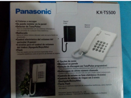 Original  Telefono Panasonic Kx-ts500 100% Caracas