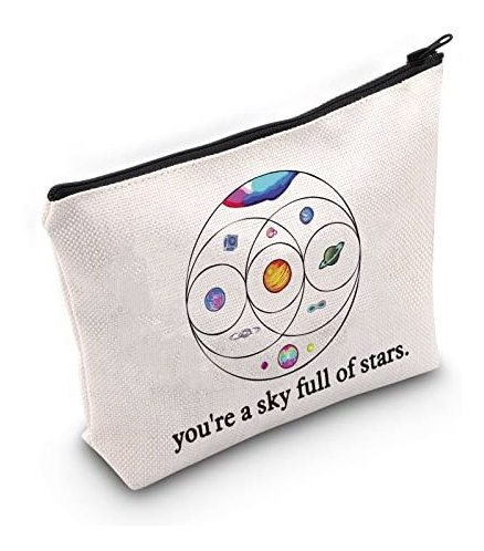 Bolsa De Cosméticos Levlo Music Band Sun Moon Stars -