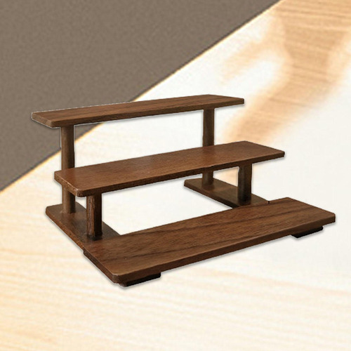 Nova Mini Soporte De Flores For Casa De Muñecas, L Marrón