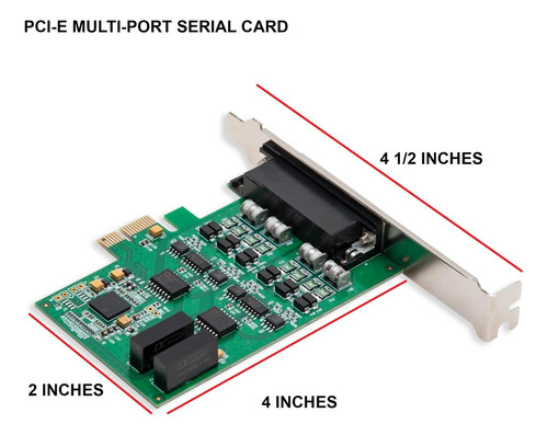 Tarjeta Syba 2 Puertos Db9 Pci-express 20 X1 (si-pex)