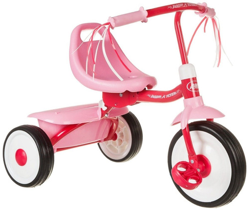 Triciclo Radio Flyer Ready To Ride Rosa - 1 A 3 Anos 