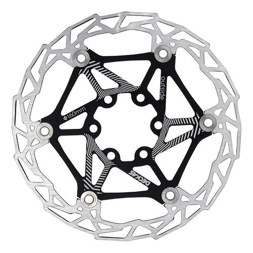 Disco Rotor Flotante Deckas 160mm Negro ¡ Oferta !