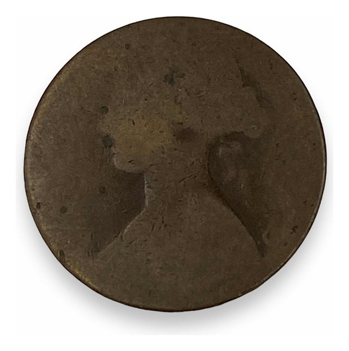 Wow 2 Monedss De Cobre Gran Bretaña 1/2 Pennys 1806 Y 1870? (Usado)