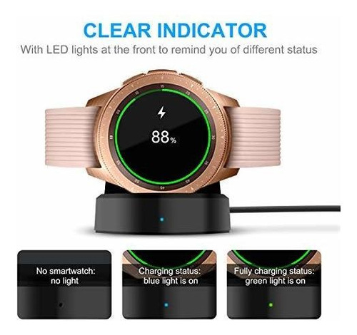 Para Samsung Galaxy Watch In Base Mejorada Sm Charger No