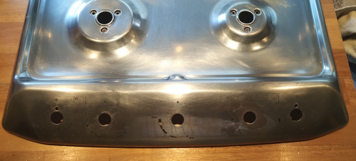 Tapa Superior Inoxidable Hornallas Cocina Mabe Modelo Cmj256 (Usado)