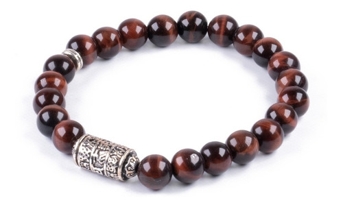 Triballe | Pulsera Ojo De Tigre | Om Mani Padme Hum