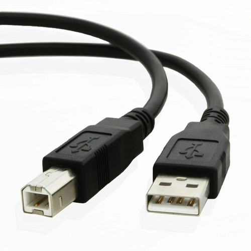10 Pzs Cable Impresora Escaner Usb Tipo A B Macho 80 Cms