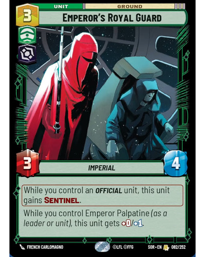 Star Wars: Sor - 082/268 - Emperor's Royal Guard