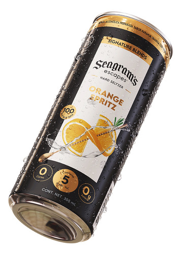 Seagram's Escapes Orange Spritz 24 Pack 355ml 5° Alcohol