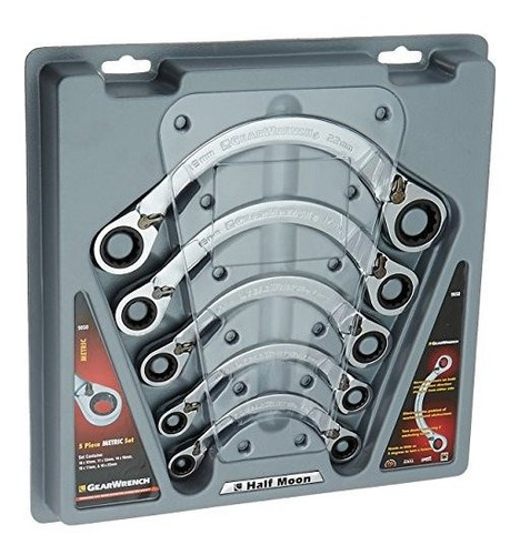 Juego Llave Carraca Reversible Unidade Pt Media Luna