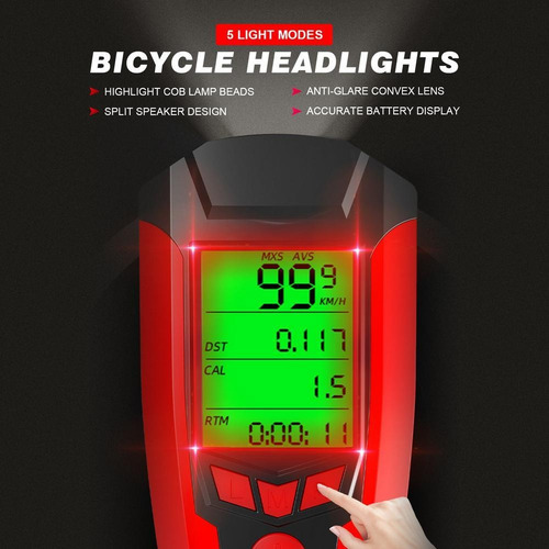 Para Juego De Lámparas Para Bicicleta Usb Recargable /