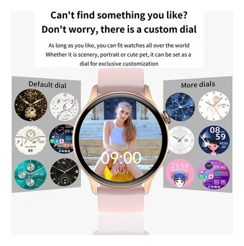 Ssb Amoled Reloj Inteligente Hombre Mujer Bluetooth Llamada