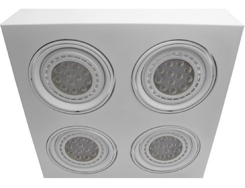 Plafon Moderno Ar111 Cardanico 4 Luces Led 48w Living Deco