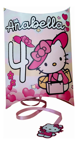 Piñata Pillow Personalizada - Modelo Hello Kitty