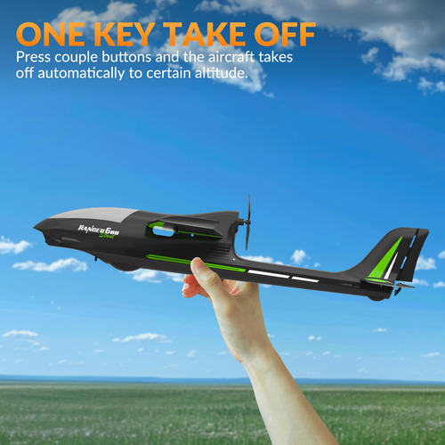 Avión Rc Glider Ranger600 Control Remoto 4 Canales Listo Par Color